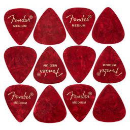 Fender Red Moto Pick Medium