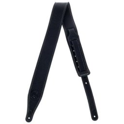 Levys Soft Leather Strap 2,5"" BK