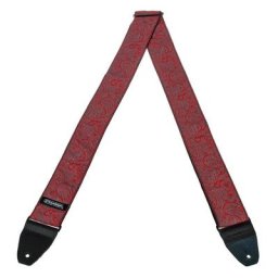 Dunlop Jacquard Strap - Paisley Red