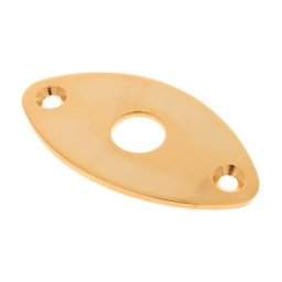 Allparts Gotoh Oval Jack Plate Gold