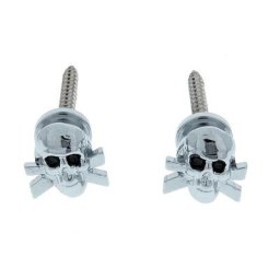 Grover Artist Strap Buttons Skull CHR