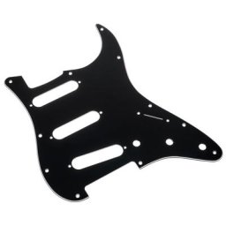 Fender Strat Schlagbrett SSS Std. schwarz