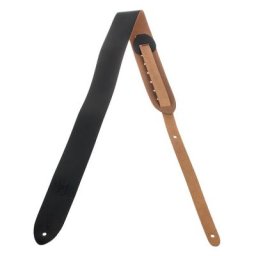 Levys Leather Strap 2"" BLK