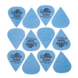 Dunlop Plectrums Tortex Sharp 1,00 12