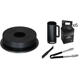Plancha grill de table Tabl'O Starter pack - Noir