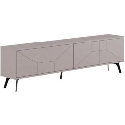 Meuble tv Santos 180cm Bois Moka - Marron clair