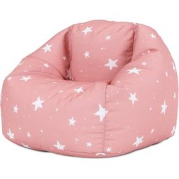 Pouf Fauteuil pour Enfants Starry Skies, Résistant à l'eau, Rose - Rose - Icon