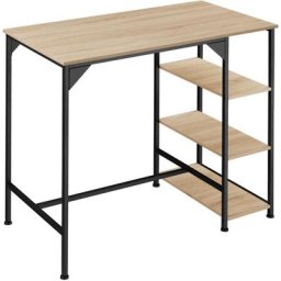 Table de bar Industrielle Cannock 109x60x100cm - Table de bar style industriel, table de bistrot,