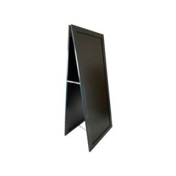 Grand chevalet stop trottoir avec cadre bois couleur anthracite dimensions 171 x 71 cm