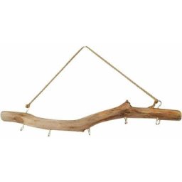 Porte-manteau en bois flott naturel - Branches en bois flott - Crochet mural dcoratif