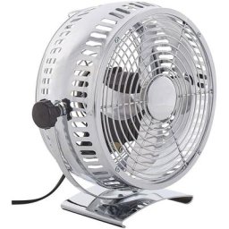 Beliani - Ventilateur de table Argenté 20W 1 vitesse D21cm Gris - Argenté