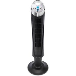 Honeywell - Ventilateur colonne oscillant Hy254e4 35W 5 vitesses H80cm Noir et Gris - Noir et Gris