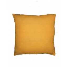 Soleil D'ocre - Adele Housse de Coussin, Coton, Jaune, par 60 x 60 cm - Jaune
