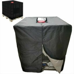Bâche Réservoir d'eau IBC 1000 L Couverture Container Citerne Eau Pluie avec Fermeture éclair