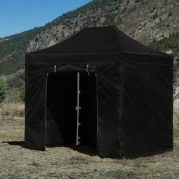 Cadeaux Miguel - Tentes Pliantes 3x2 - Tente 3x2 Eco (Kit Complet) - Noir - Noir
