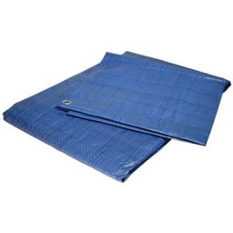 Bâche plastique 4 x 5 m bleue 80g/m² - bâche de protection polyéthylène