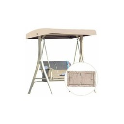 Toile de Balancelle de Jardin Toit de Rechange pour Balancelle,Housse de Chaise Hamac Imperméable
