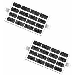 Lot de 2 filtres anti bactérien (481248048172) Réfrigérateur, congélateur kitchenaid, bauknecht,