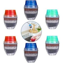BDD - 6 pièces Mini robinet purificateur d'eau ménage cartouche charbon de noix de coco robinet