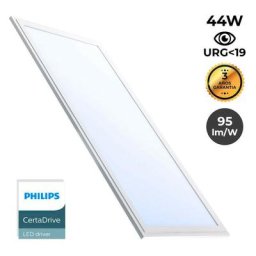 Barcelona Led - Panneau led slim 120X30 cm - Driver Philips - 44W - UGR19 Blanc Froid - Blanc Froid
