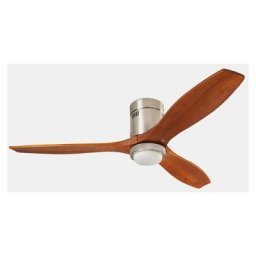 Leds C4 Ventilateur du Plafond Ip20 Stem 299Mm Led 13W Tw 3000-5700K Light For Life Nickel Satiné
