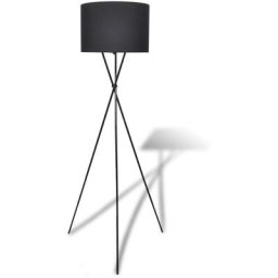 Lampadaire avec support Lampe sur Pied Moderne - Lampadaire salon haut Noir BV946750 Bonnevie Noir