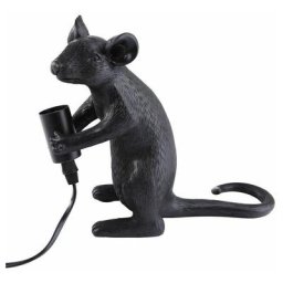 Barcelona Led - Lampe de table souris en résine mouse Noir - Noir