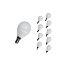 Ampoule led E14 4W 220V G45 240° (Pack de 10) - Blanc Froid 6000K - 8000K - Blanc Froid 6000K