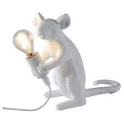 Barcelona Led - Lampe de table souris en résine mouse Blanc - Blanc