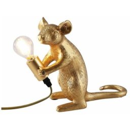 Lampe de table souris en résine MOUSE Doré - Doré