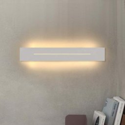 Applique murale à led Interieur Lampe - 30CM Blanc Moderne Lampe de Nuit Chambre en Métal - 9W