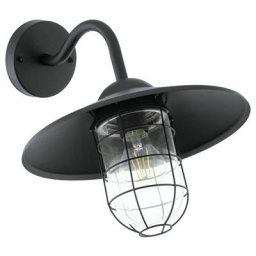 Lumière extérieure Applique murale 1 ampoule E27 noir melgoa