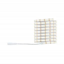 Paulmann - Kit de Strips SimpLED cob. 3m blc chaud 11W 230/12V dc Blanc Métal