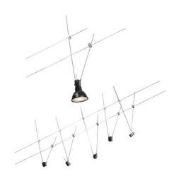 Système câbles Wire System Simple Paulmann Max 5x10W - GU5,3 - Chrome
