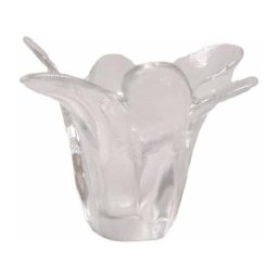 Ltde - Mini abat-jour en verre venus 5x6,5cm ouverture 1cm