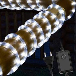 Tube lumineux led multicolore Extérieur étanche Chaîne lumineuse Lampe Décor 10M Blanc froid