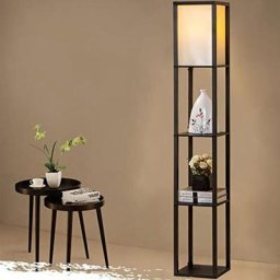 Lampadaire étagère Lampe de Salon sur Pied avec Ampoule led Lampe sur Pied pour Salon, Chambre,