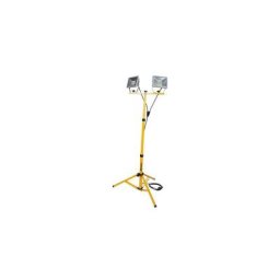 Ribimex - Projecteur chantier led 2x30 watt 2 x 2400 lumen IP65, trépied télescopique