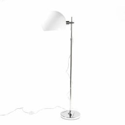 Licht-erlebnisse - Lampe sur pied d'intérieur Empetrum blanche grise au design élégant dans le