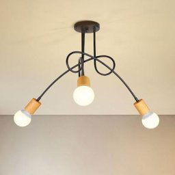 Axhup - Plafonnier Lustre Vintage led Lampe de Plafond Luminaire Eclairage Décor pour Salon Chambre