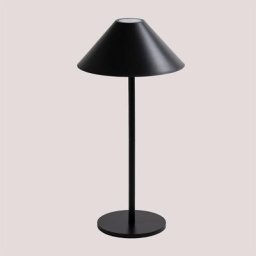 Sklum - Lampe de table led sans fil d'extérieur Nebida Noir - Noir