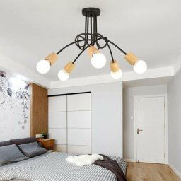 Axhup - Plafonnier Lustre Vintage led Lampe de Plafond Luminaire Eclairage Décor pour Salon Chambre