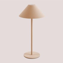 Lampe de table LED sans fil d'extérieur Nebida SKLUM Beige Lin - Beige Lin
