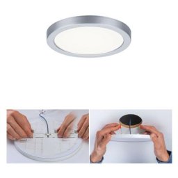 Paulmann - Panneau enc areo VariFit IP44 6,5W 4000K 118mm Chrome mat syn