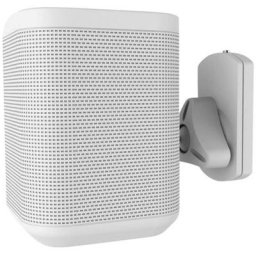 NM-WS130WHITE Support mural pour haut-parleur inclinable + pivotant, rotatif Distance entre les mu