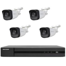 Hikvision - poe 4 channel nvr 2 mpx H265 cloud ip video surveillance kit
