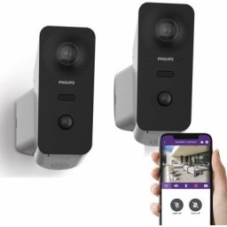 Caméra extérieure motorisée et connectée + autotracking - WelcomeEye View Philips 531050
