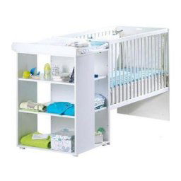 Eloi Lit Combiné 3 en 1 Évolutif 60 x 120 en 90x190 cm - Blanc - Sauthon