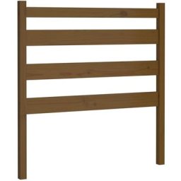 Vidaxl - Tête de lit Marron miel 106x4x100 cm Bois massif de pin marron miel