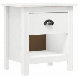 Lot de 2 Tables de Chevet, Tables de nuit, pour Chambre Salon Couloir, Hill Range 46x35x49,5 cm Pin